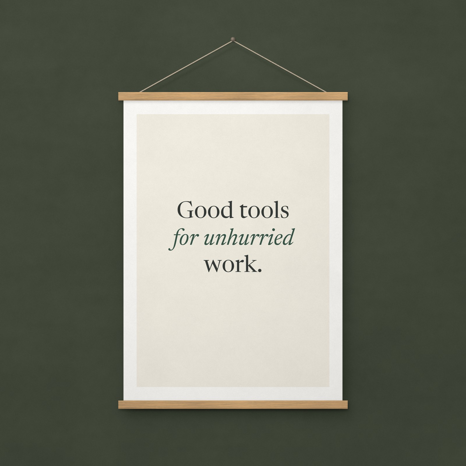 Good Tools Print – A4