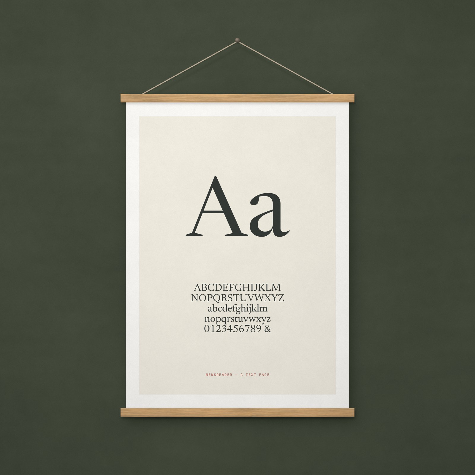 Type Specimen Print – A4