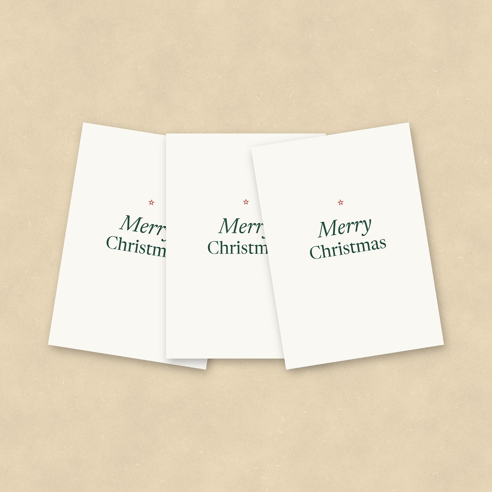 Christmas Cards, Merry Christmas, Set of 10