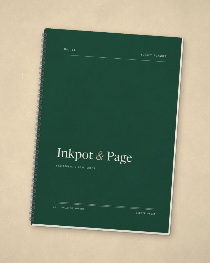 Budget Planner – Ledger green