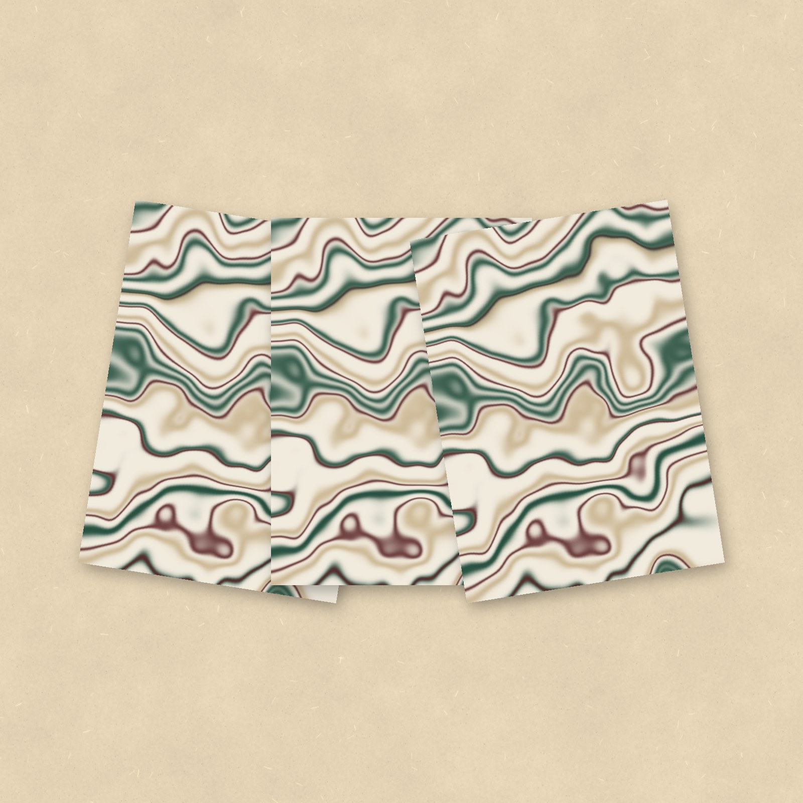 Marbled Postcards, Set of 10
