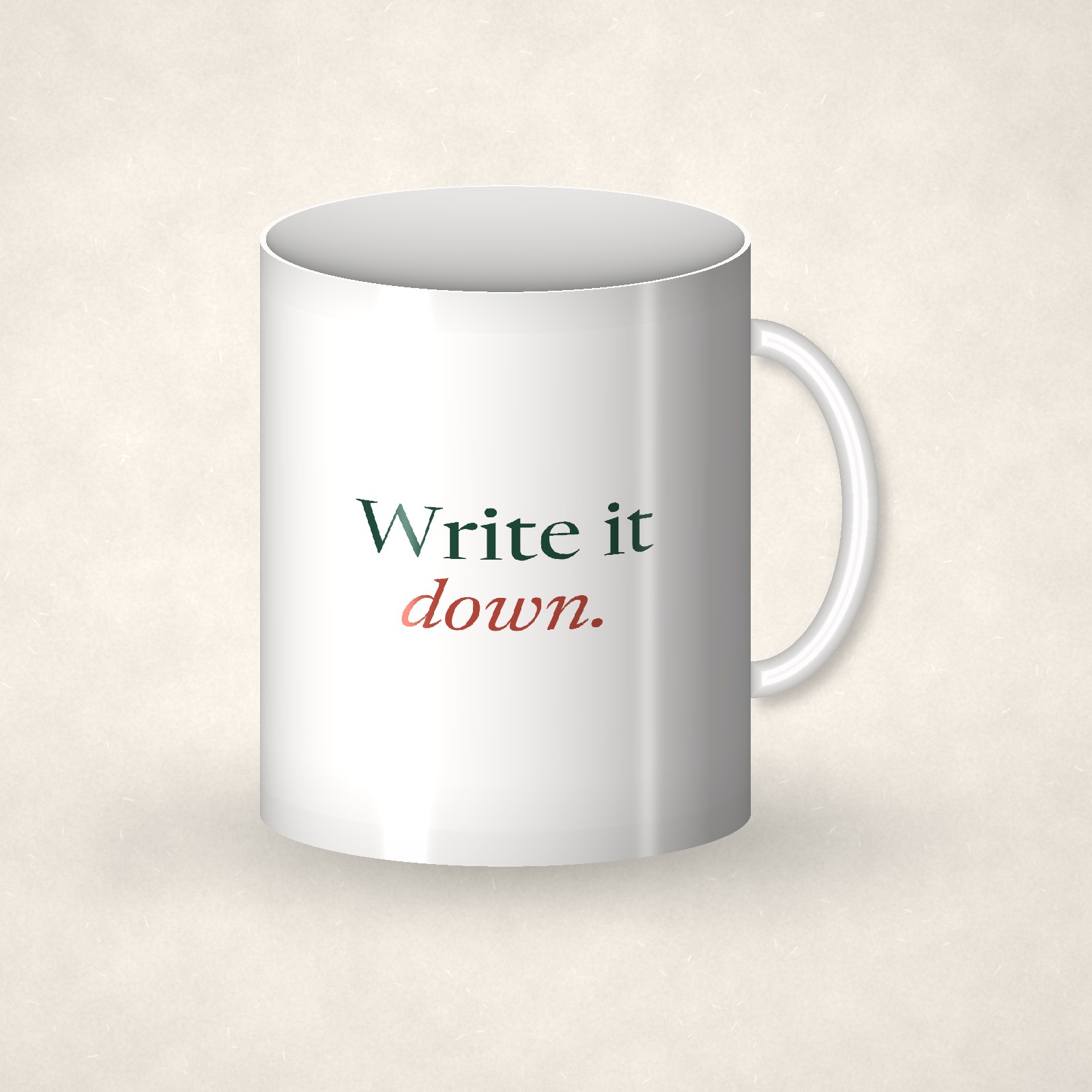 Write it down Mug