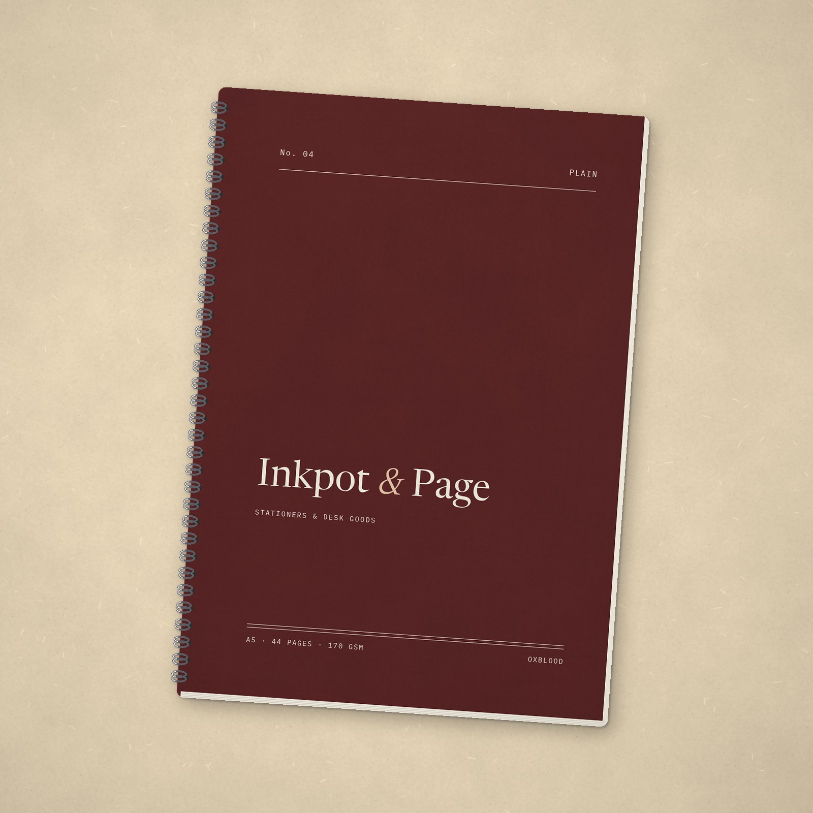 Sketchbook, Plain – Oxblood