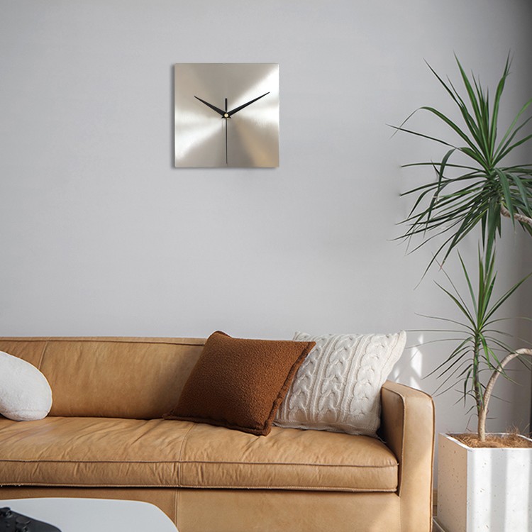 Silent Steel Wall Clock